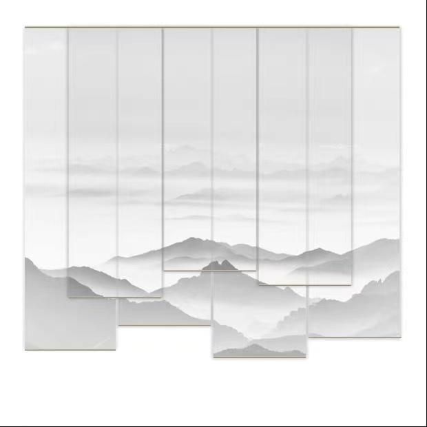 3D Digital Printed Roller Blinds/Shangri_La Blinds for Living Room