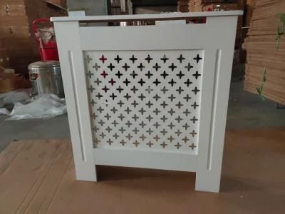 DIY European Style Modern Wooden Wood Design White Color MDF Paint Home Furniture Radiator Cover