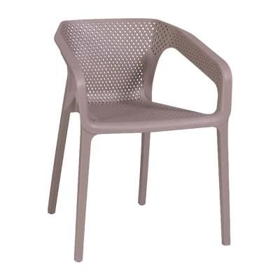 Bar Restaurant Cafe Chair Arm Kitchen Using Furniture with Single Modern Designer Plastic Dining Chair