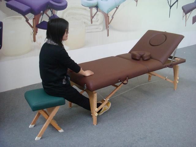 Portable Wooden Massage Stool
