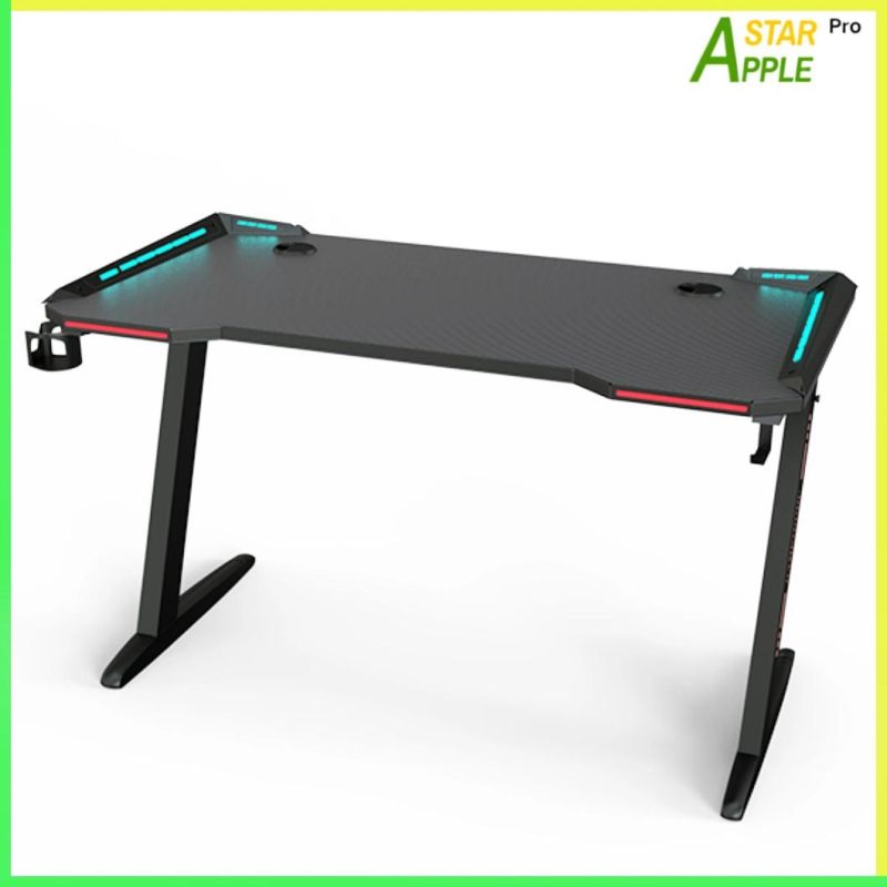 Modern Folding Glass Office Tables Computer Parts Game Melamine Glass Plastic China Wholesale Market Small Center Manicure Study Dressing Laptop Gaming Table