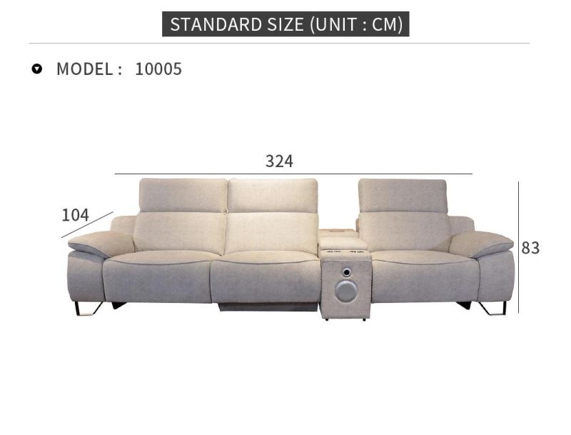 Hot Sale Wholesale Price White Corner Sofa Leather Air Recliner Sofa Set