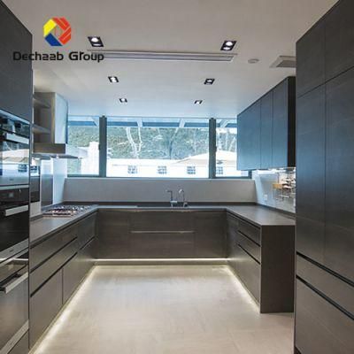 Customize Treatment Melamine Classic Design Kitchen Cabinets