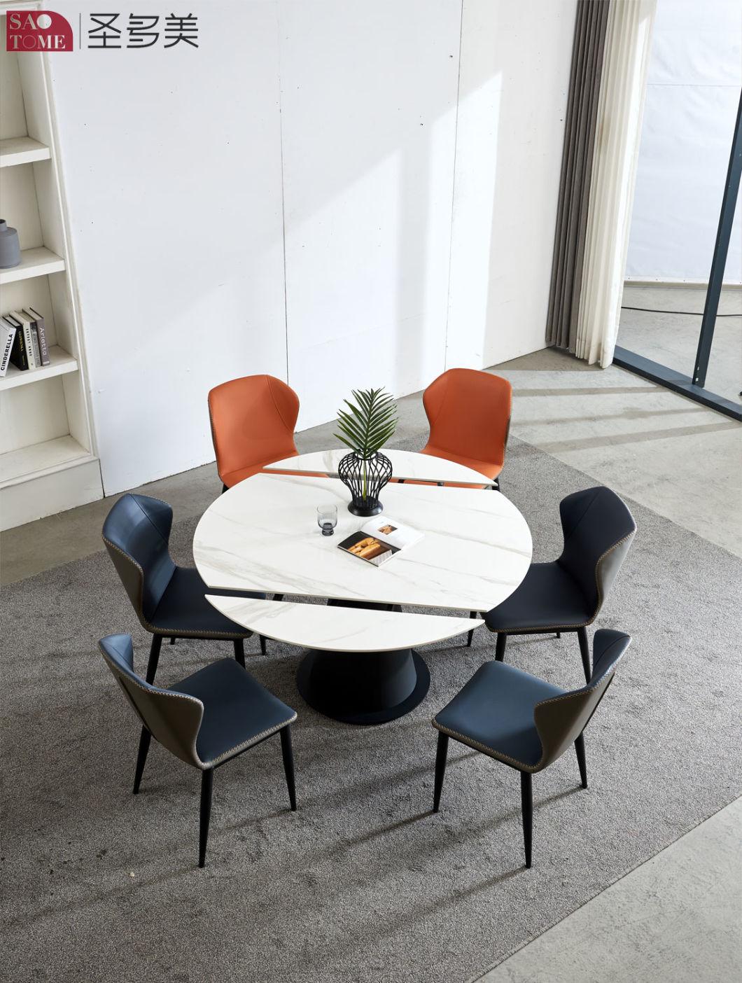 Modern Style Southeast Asia Design Extendable Dining Table Wood Slate Dining Table