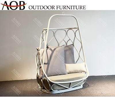Modern Customized Garden Outdoor Patio Home Resort Hotel Furniture Aluminum Hanging Swing Chair