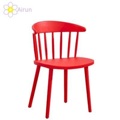 Cheap Wholesale Stackable Colorful Plastic Injection Chair Garden Outdoor Relax Plastic Chairs