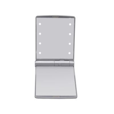 LED Lighted Travel Makeup Mirror Pocket Compact Mirror for Gifts