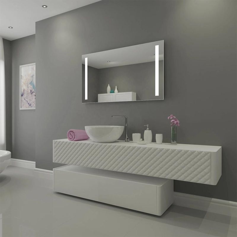 Factory Custom Feature Intelligent Mirror Wall Mounted Bathroom LED Mirror