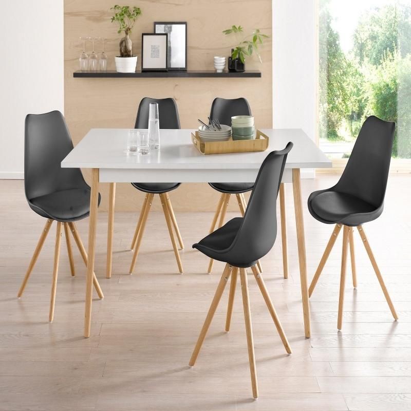Rectangular High Quality Simple Modern Wood Dining Table Furniture for Dining Room