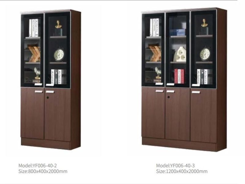 Modern Design MDF Wooden 2 Doors 3 Doors Office File Cabinet Bookshelf