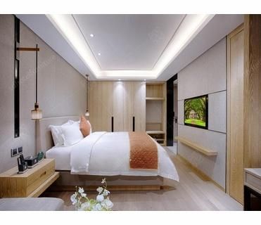 Elegant Burlywood Color Hotel Standard Bedroom Furniture