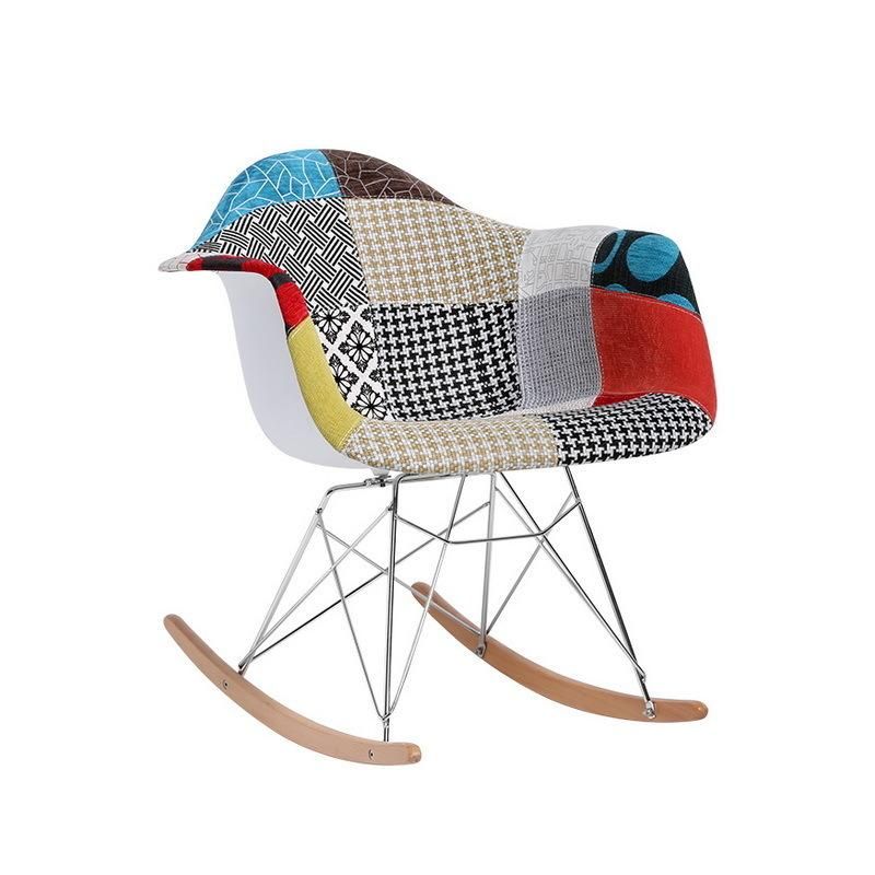 Modern Furniture Seat Fabric Rocking Chair/Stool Dining Chairs/Restaurant Chairs/Home Dining Chairs