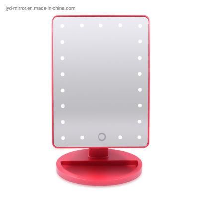 Hot Selling LED Portable Beauty Desktop Touch Screen Makeup Mirror
