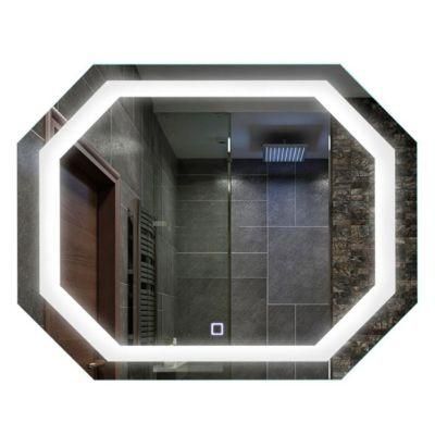 LED Bathroom Mirror Illuminated with Defogger and Dimming