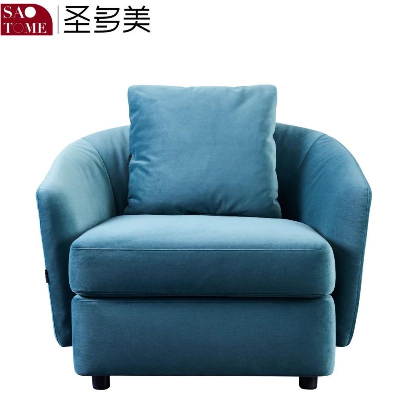 New Lazy Sofa Hotel Living Room Can Be Customized Leather Leisure Chair