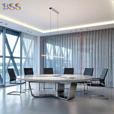 Round Conference Table Modern 60 Inch Small Round Conference Table
