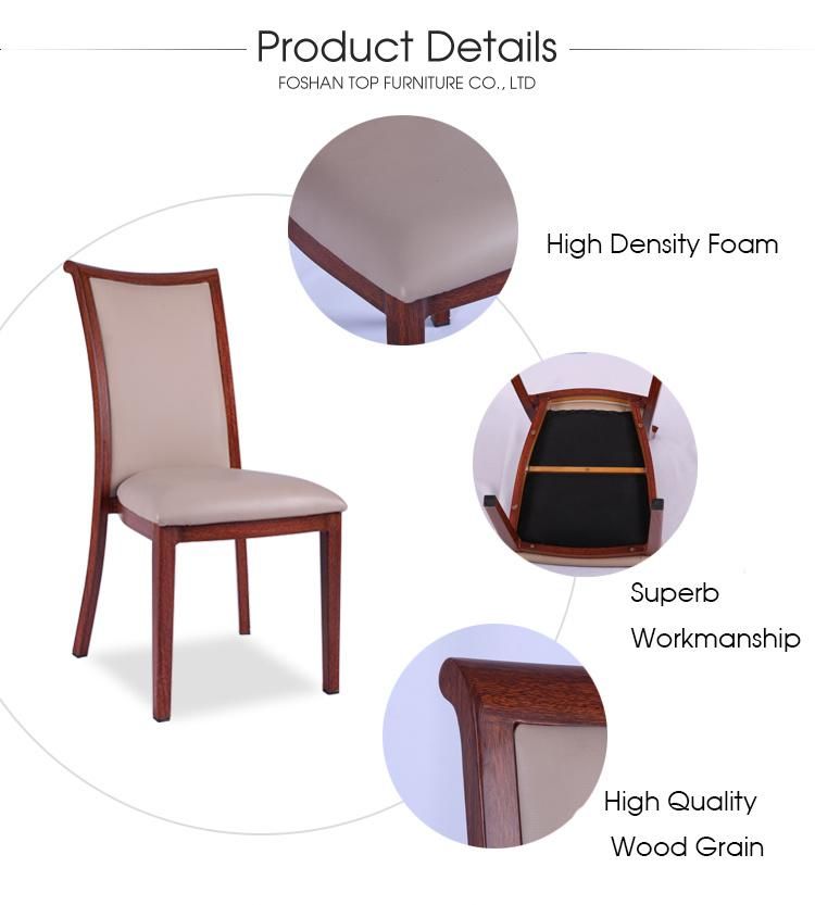 Top Furniture Foshan Factory Nice Design Elegant Banquet Furniture Imitated Wooden Chair
