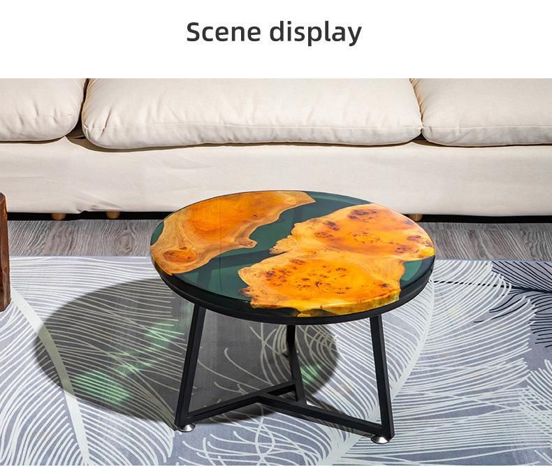 Wood Furniture Manufactures Epoxy Resin Hot Sale Newest Modern Living Room Furniture Coffee River Table