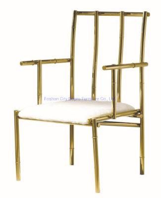 Stylish Dining Chair Stainless Steel Leg