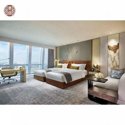 Plywood MDF Solid Wood 5 Star Hotel Bedroom Furniture