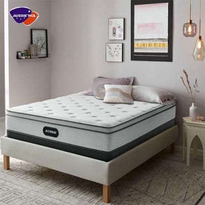 Best Factory Aussie Bedroom Furniture Cooling Memory Foam Pocket Spring Compress Orthopedic Mattress