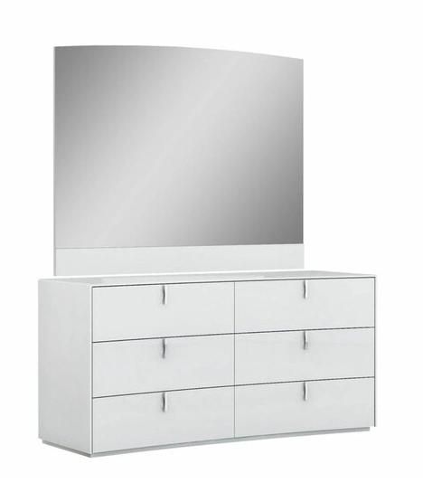 Nova Modern White Bedroom Furniture Sets High Quality Dresser King Size Bed