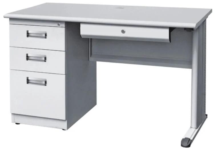 Classic Design Steel Office Computer Table Office Woode Desk with Steel Body