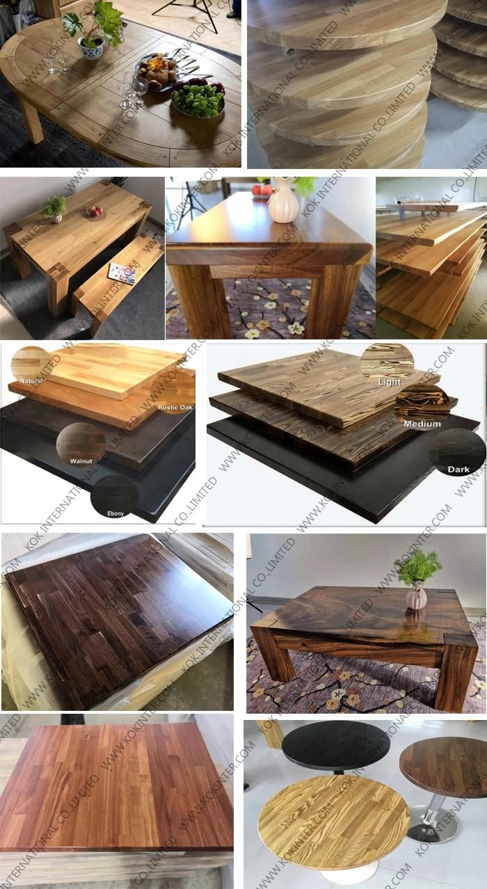 Natural Wooden Butcher Block Countertop Worktop Table Top