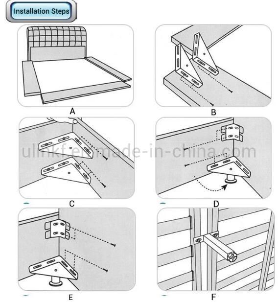 Modern Bedroom Furniture Sets Melamine Twin Bed