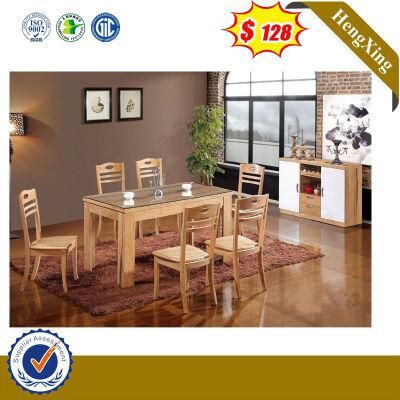Chinese Modern Dining Furniture Chairs Wood Top Dining Tables