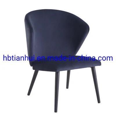 Modern Hot Sale Metal Leg Chair Comfortable Fabric Dining Chair Wholesale Armless Chair Home Furniture Chair