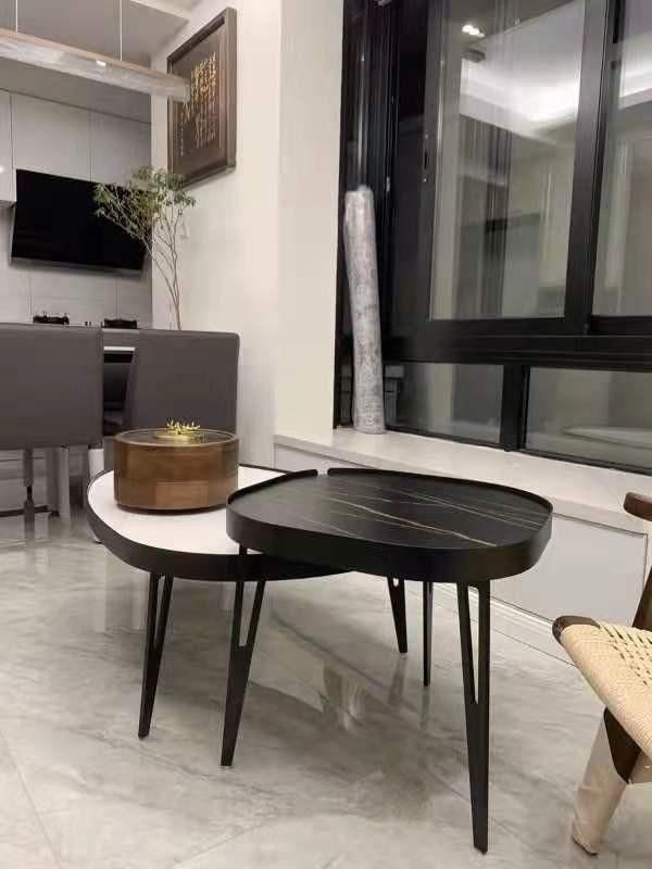 Modern Furniture Special Shape Marble Sintered Stone Coffee Table