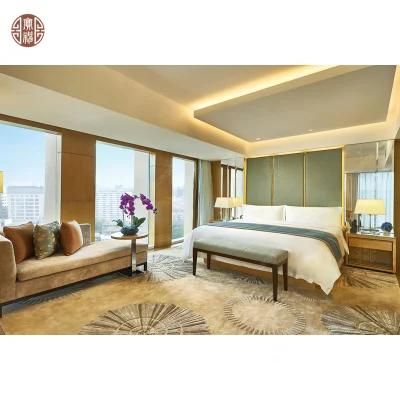 Vietnam Hotel Furniture Design Wooden Complete Bedroom Set for Sale