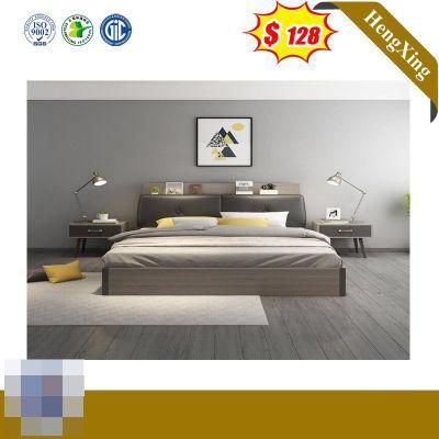 High Performance Hotel Set Modern Bedroom Wooden Bed