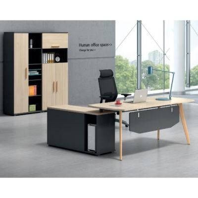 Modular Standard Accessories Material Latest Size Office Table Designs with Metal Legs