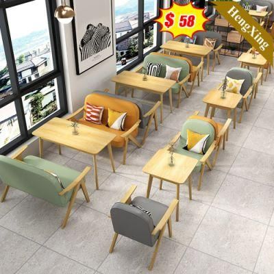 China Manufacturer Small Dining Table Set for Kitchen Restaurant Walnut Living Room Furniture