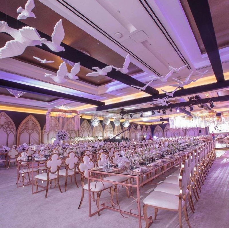 High Quality Luxury Metal Restaurant Wedding Hotel Banquet Event Chair