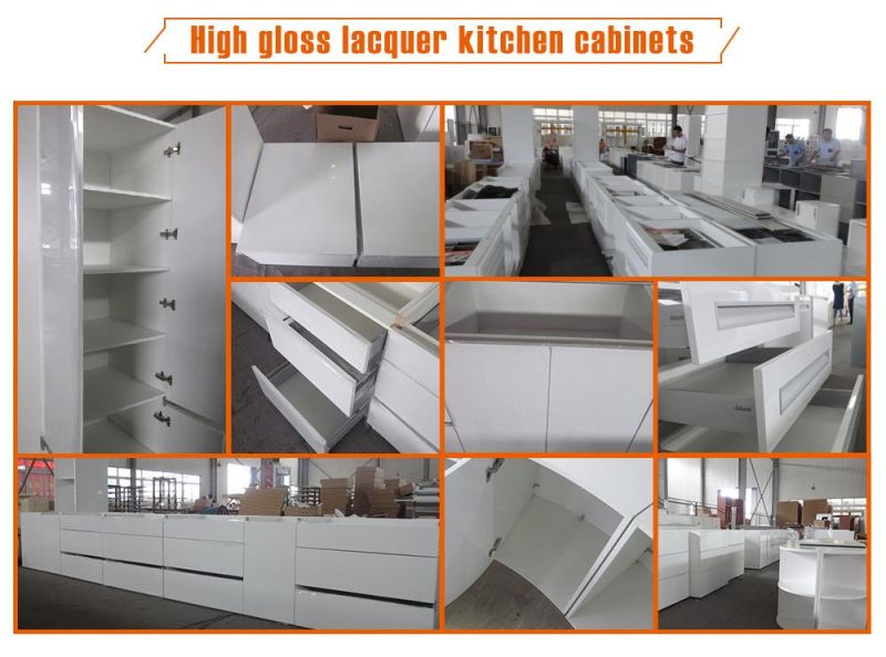 Australia Style Flat Pack Home Modern Lacquer Kitchen Cabinets