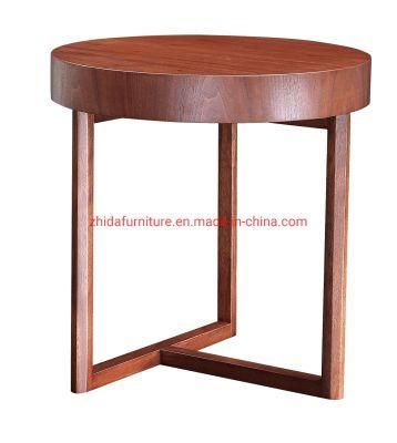 Modern Walnut Colour Living Room Funirture Side Table