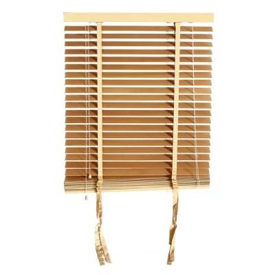 Basswood Wooden Window Shutter Horizontal Wooden Timer Blinds