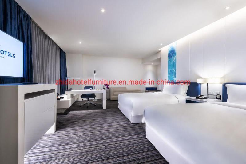 Modern Italian Villa Design Luxury Upholstered King Size Bedroom Furniture