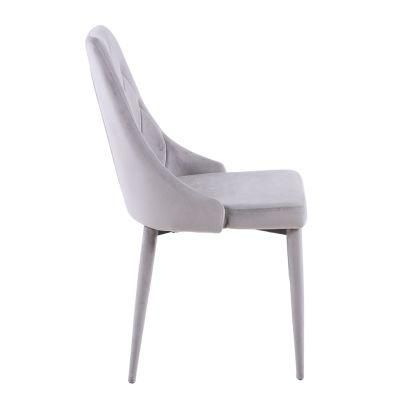 Leisure Chair Velvet Living Room Chair Hotel Side Cafe Coffee Shop Furniture Dining Chair