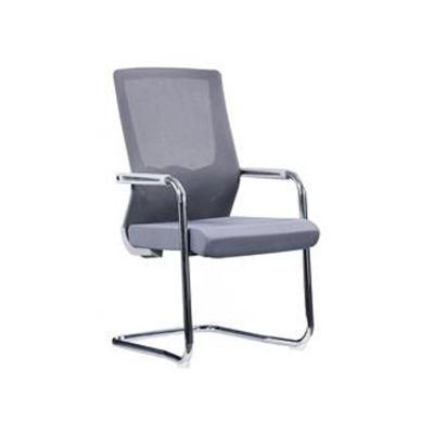 MID Back Powder Coated Base Nylon Frame Mesh Visitor Chair for Sale