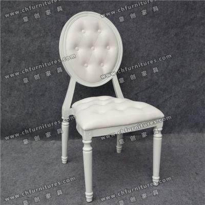 Yc-D126 Modern Round Back Good Garin Frame Hotel Dining Leather Banquet Chair