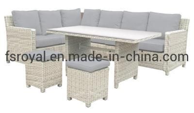 Modern Outdoor Leisure Aluminum Restaurant Set Garden Home Table and Chairs Hotel Dining Furniture