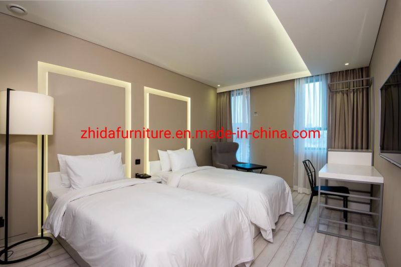 Foshan Factory Wholesale Modern 5 Star Hotel Apartment Villa Furniture Bedroom Living Room Furniture Double King Size Bed