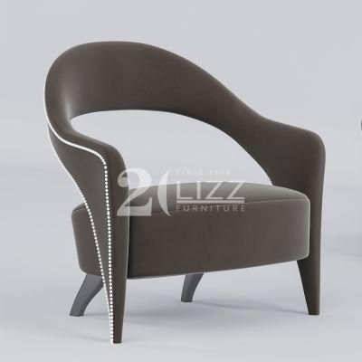 2022 New Arrival High Quality Home Furniture Modern Leisure Living Room Deep Coffee Fabric Double Chair