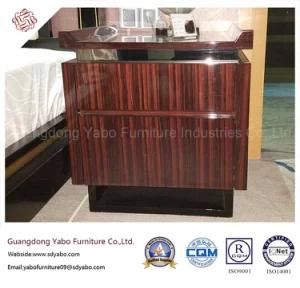 Simple Hotel Furniture with Bedroom Veneered Nightstand (YB-O-20)