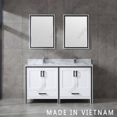 Vietnam Wholesale Double Sinks Freestanding Bathroom Vanity Furniture