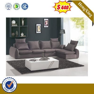 Fashion Modern Style Living Room Furniture Sofas Wooden Frame L Shape Function Fabric Leisure Sofa